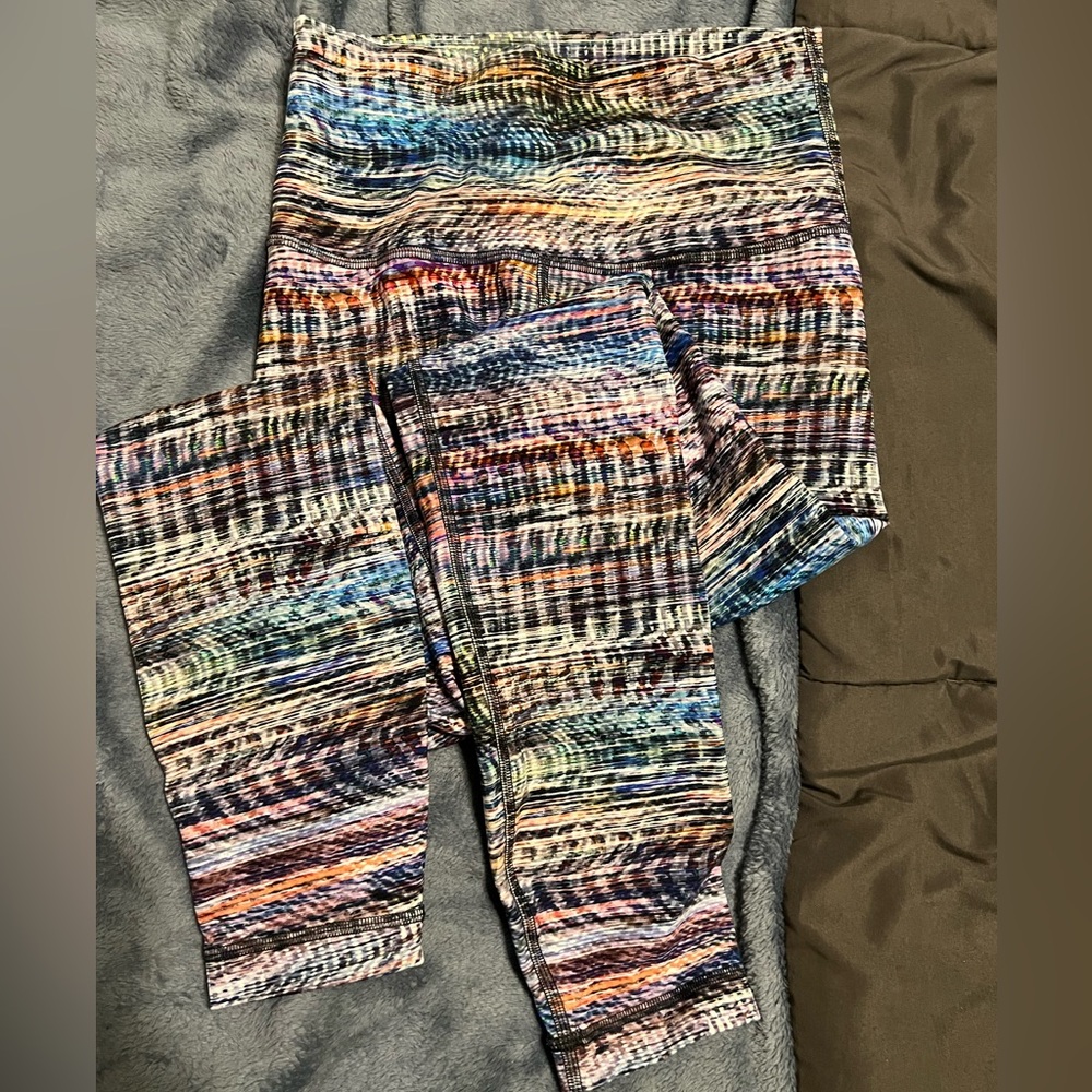 lululemon athletica Wunder Train Leggings in Digital Oasis